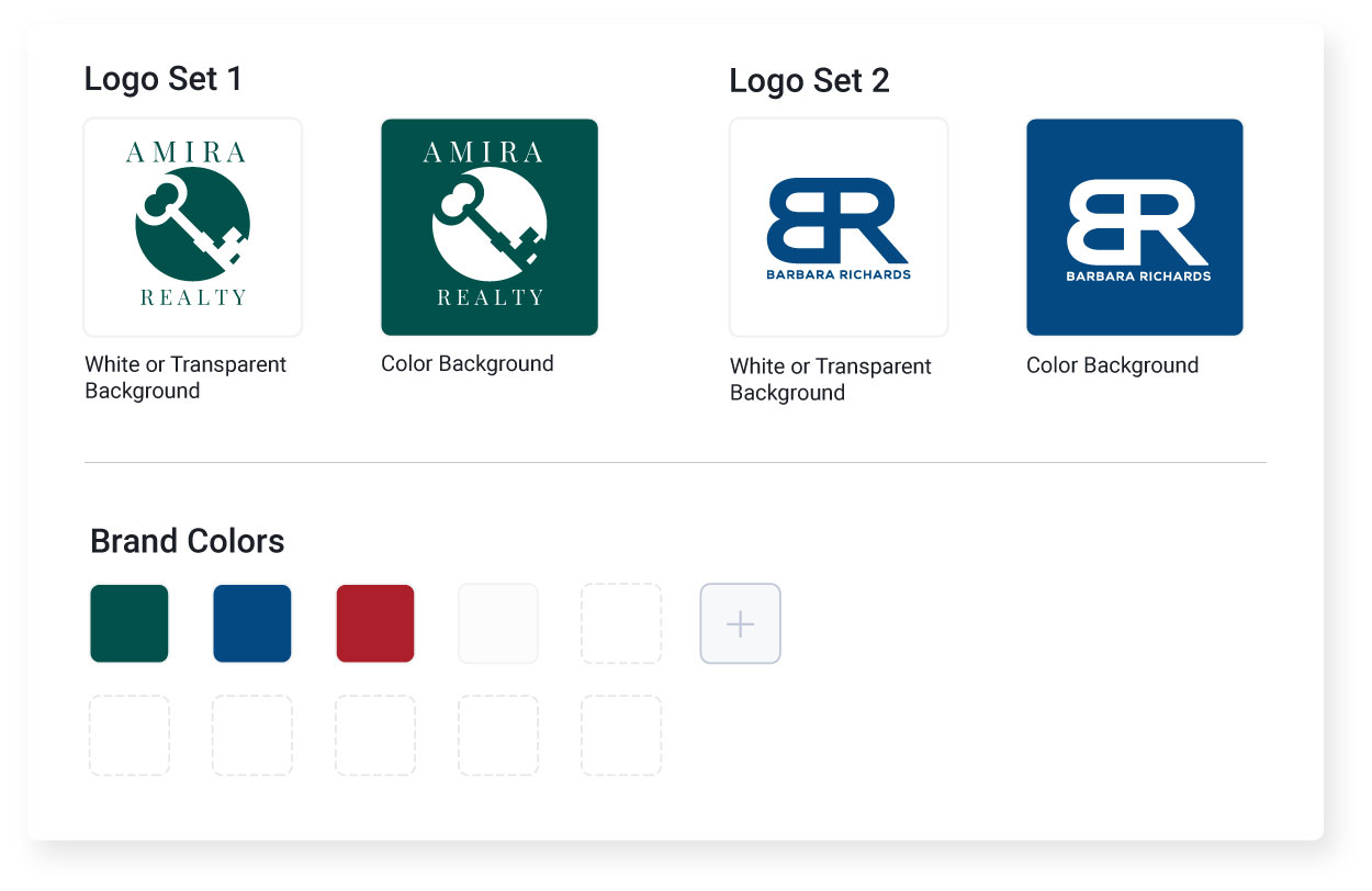 Set Up Your Logo and Colors