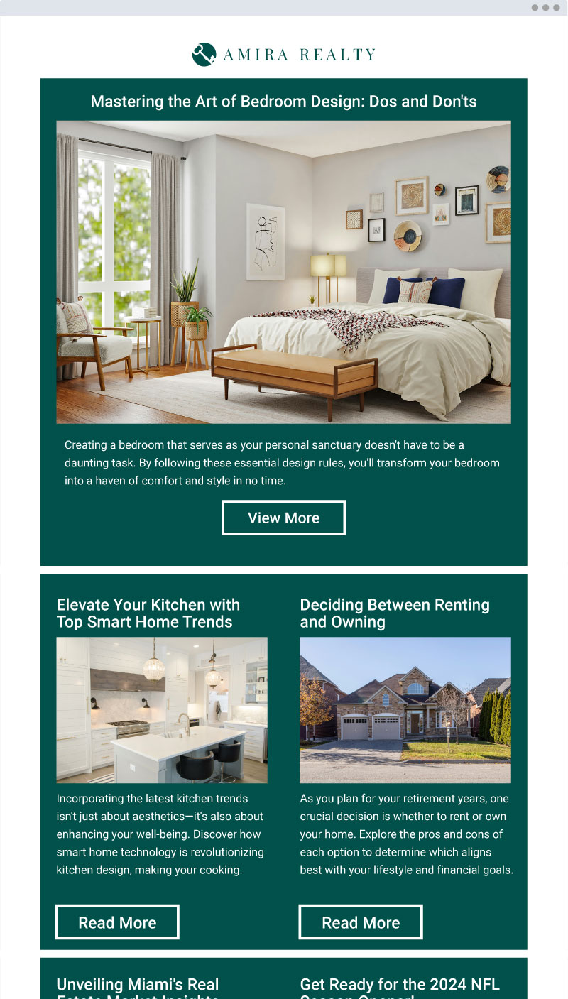 Gloho Email Newsletter